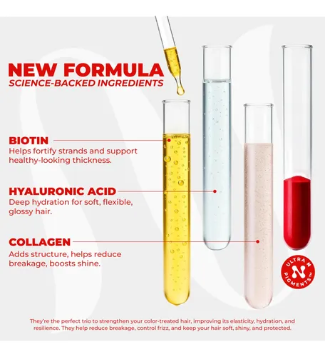 Mascarilla Tonificante Para Cabello Rojo Oscuro Naissant 10.