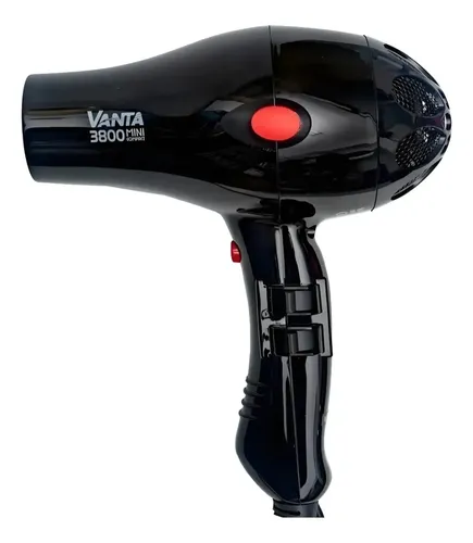 Secador de pelo Vanta 3800 Mini Compact negro 1800 W