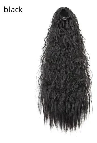 Extensión De Cabello Con Forma De Cola De Caballo Ondulada Y