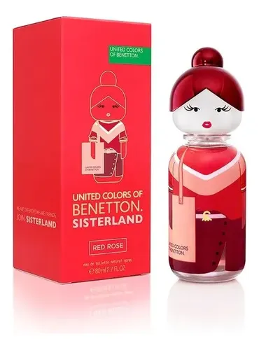 Perfume Mujer Benetton Sisterland Red Rose Edt 80 Ml