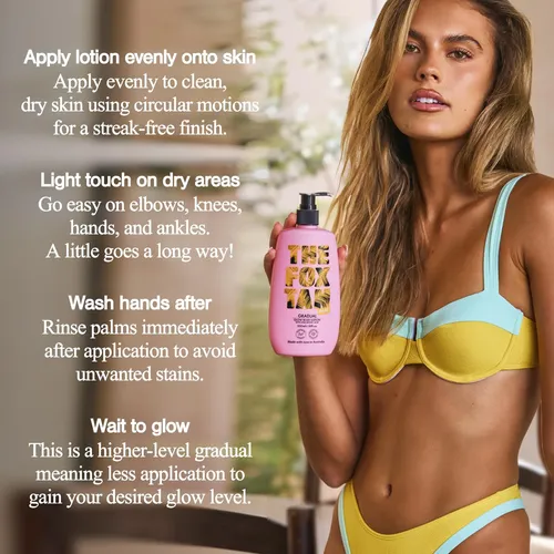 Loción Autobronceadora The Fox Tan Gradual Glow 300ml