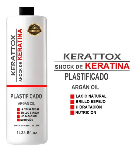 Shock De Keratina Profesional Plastica Capilar 1 Litro KERATTOX