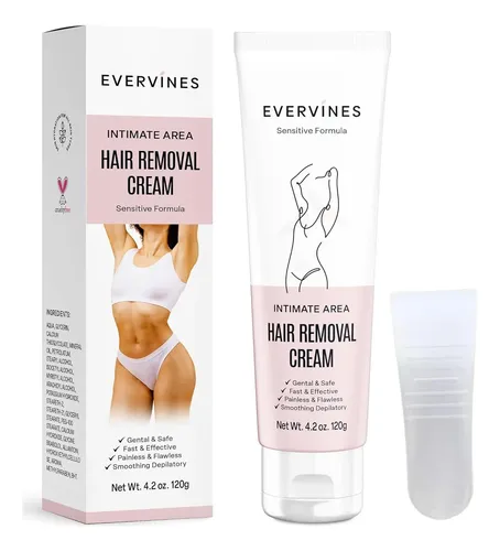 Crema Depilatoria Indolora Para Mujeres Evervines 119g