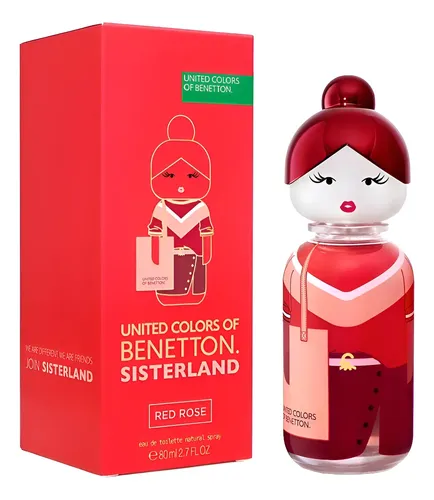 Perfume Importado Benetton Sisterland Red Rose Edt X80 Ml