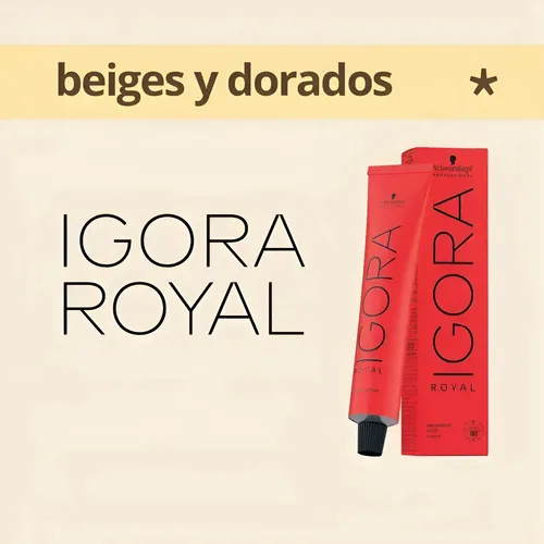 Igora Royal 6-5 Rubio Oscuro Dorado Coloración Schwarzkopf