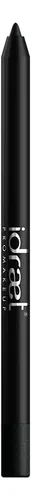 Lápiz Delineador De Ojos Eye Pencil Soft Touch Colors Idraet Color Black Efecto Metálico