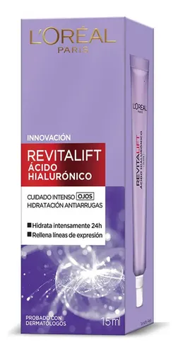 Crema Contorno de Ojos L’Oréal Paris Revitalift para todo tipo de piel de 15mL