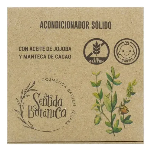 Sentida Botánica Acondicionador Solido Natural Vegano