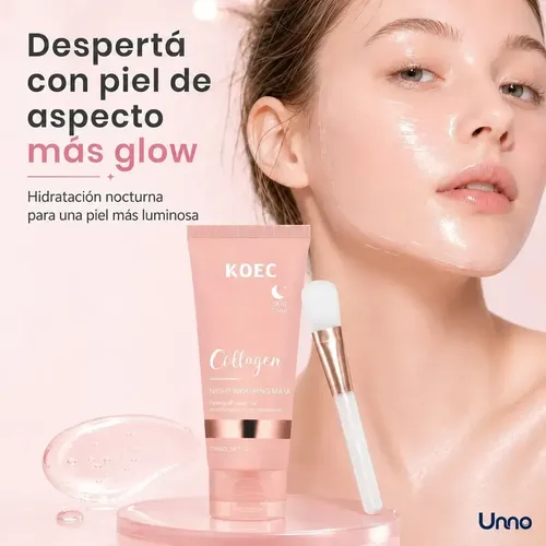 2x Mascarilla Facial Nocturna Colágeno Wrapping Mask