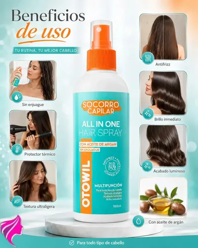 Otowil Socorro Capilar All In One Hair Spray 180ml