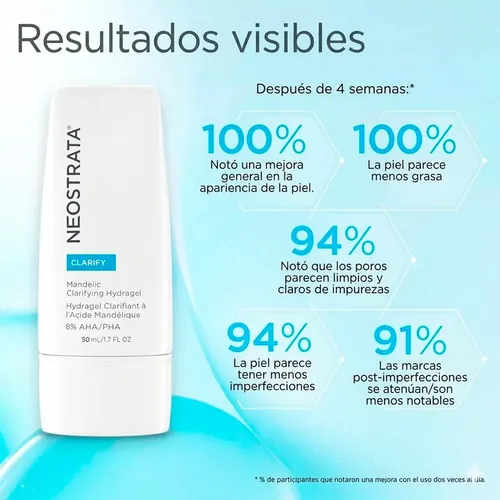 Neostrata Clarify Mandelic Clarifying Hydragel Antiacné Acneica Día/noche