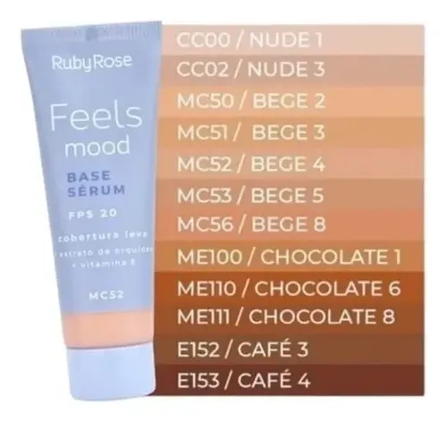 Base Sérum Feels Mood Fps 20 Ruby Rose