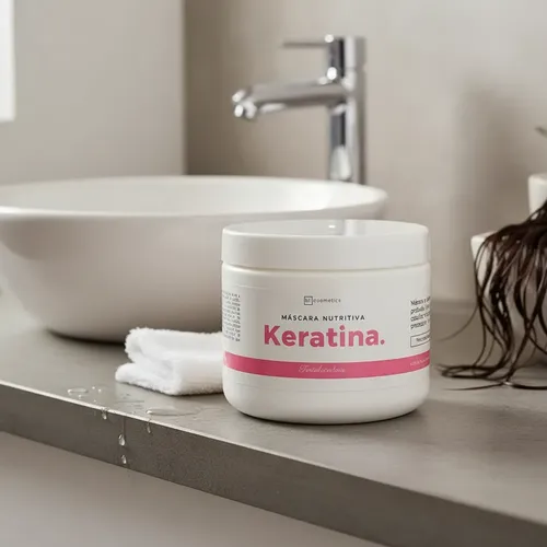 Máscara Capilar Nutritiva Y Fortalecedora Con Keratina 500g