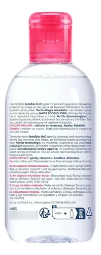 Agua Micelar Bioderma Sensibio H2o Desmaquillante 250ml