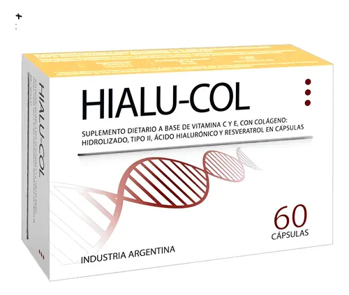Hialu-col Colágeno Huesos Y Articulaciones X 60 Cáp. Fortben