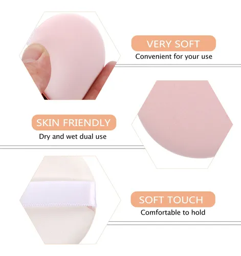 12 Piezas Esponjas De Maquillaje Para Base, Corrector Y Polv