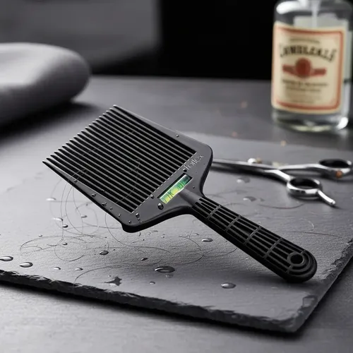 Paleta Peine Plástico Para Corte Con Nivel Para Peluquería