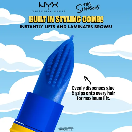 Gel Para Cejas Nyx Marge Simpson Mega Glue Transparente