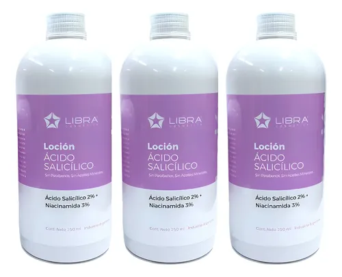 Loción Acido Salicílico 2% Niacinamida 3% 250ml Libra X 3u