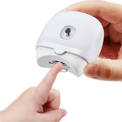 Cortauñas Eléctrico Recargable Con Luz, Contenedor De Astill