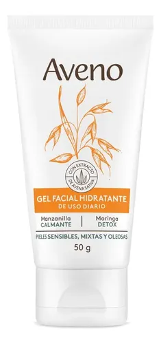 Gel Crema Hidratante Facial Piel Sensible Mixta Aveno 50g