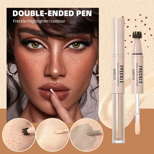 Kit 4 Piezas Doble Punta Contorno Iluminador Maquillaje