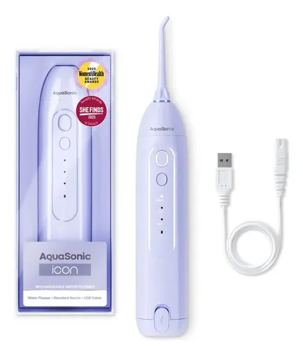Aquasonic Irrigador Dental Inalambrico Portátil Lila