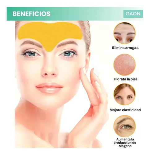 Parches Frente X10 Elimina Arrugas Gaon Hidratación Rostro