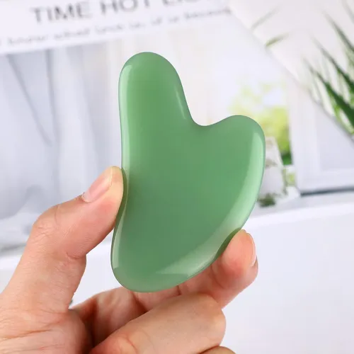 Herramienta Gua Sha De Jade Rosenice Para Masaje Facial