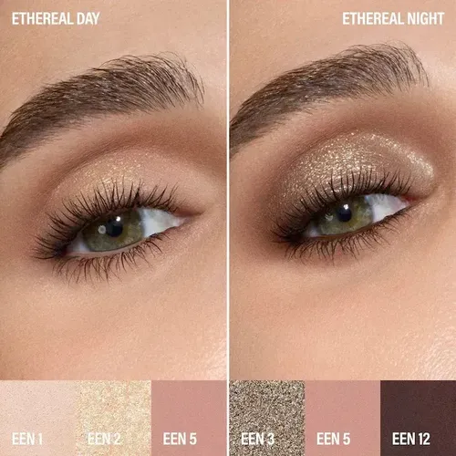 Makeup by Mario Paleta de Sombras Nature 12 Tonos Brillosos Línea Ethereal Eyes