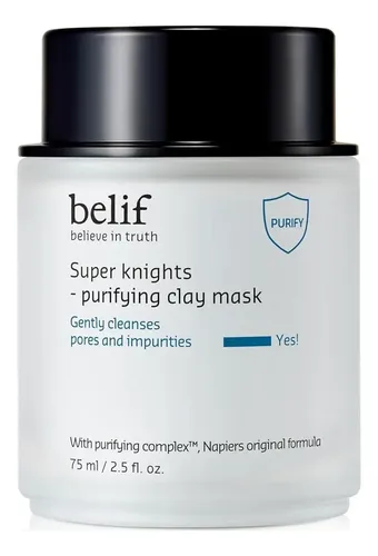 Mascarilla De Arcilla Purificante Belif Super Knights 75g