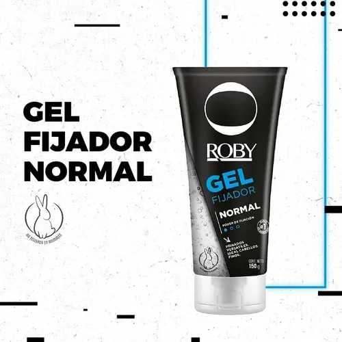 Roby Gel De Fijación Normal Efecto Natural 150g