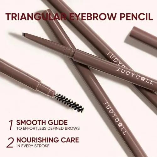 Lápiz Triangular Para Cejas Judydoll 03 Dark Brown, Tono