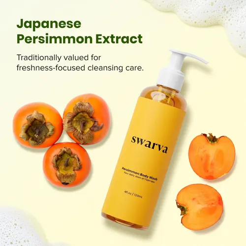 Limpiador Corporal Swarva Japanese Persimmon, Paquete De 2 U