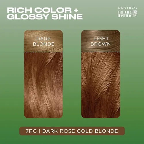 Tinte Vegano Clairol Natural Instincts 7rg Dark Rose Gold
