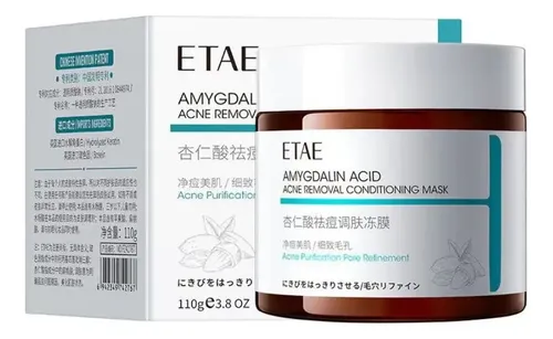 Máscara Facial Amygdalin Acid Acne Removal Etae 110g