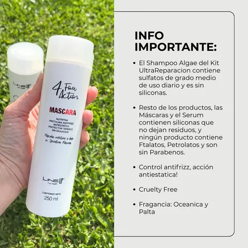 Rutina Reparación Total 5 Antifrizz Cabello Mixto Lineup