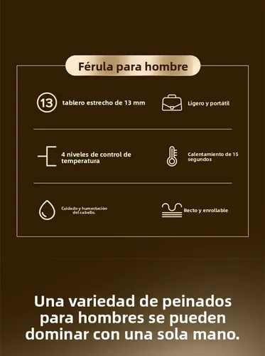 Plancha De Cabello Cerámica Profesional 4 Niveles De Calor