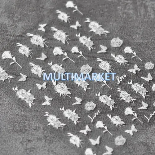 Stickers 5d Relieve Autoadhesivos Varios Modelos Nail Art