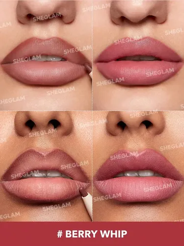 Sheglam – Glam 101 Lipstick & Liner Duo – Color Berry Wheep