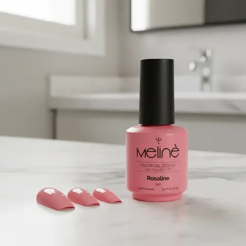 Meline Esmalte Semipermanente Gel Led/uv 948 Rosaline