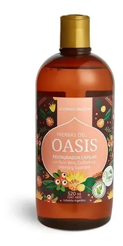 Acondicionador restaurador Oasis Libre De Parabenos, Aptos Veganos