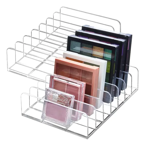 Tuzazo Organizador Acrílico Paleta De Sombras 7 Secciones