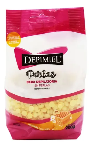 Pack Cera En Perlas Depimiel Natural 200 Gr