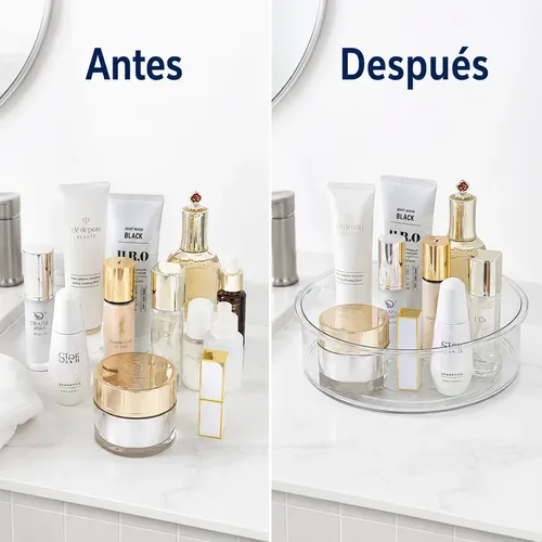Organizador Para Baño Maquillaje Cremas Giratorio 360 Grados