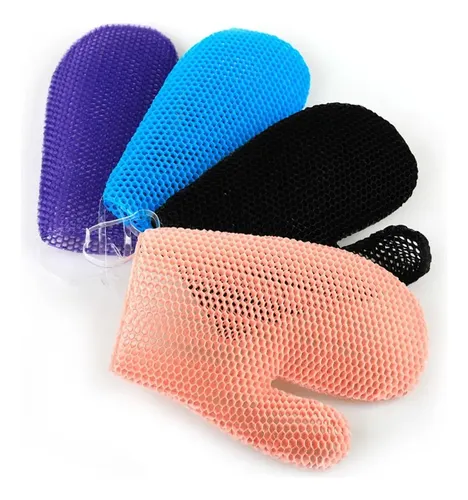 Guantes De Ducha Exfoliantes Con Esponja Tpu
