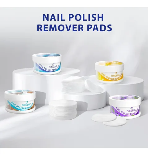 Toallitas Removedoras Esmalte Purgenic 128 Unidades