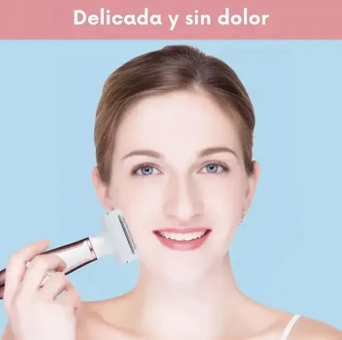 Depiladora Eléctrica Mujer 4 En 1 Recarga Usb Facial Cuerpo