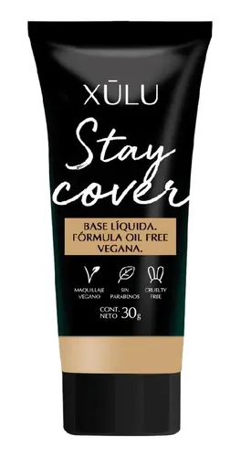 Xulu Stay Cover Base Liquida Vegana X30ml Varios Tonos