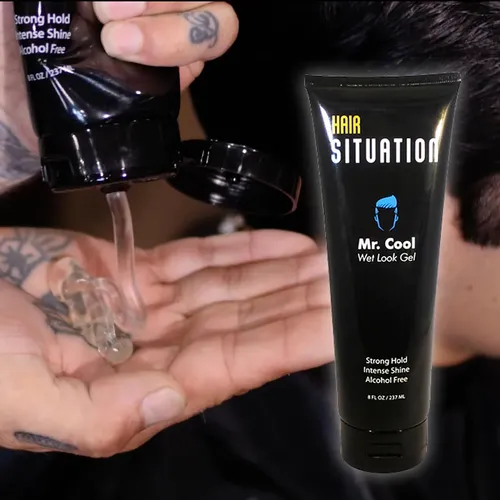 Gel De Cabello Hair Situation Mr. Cool Efecto Mojado Fijación Fuerte 2